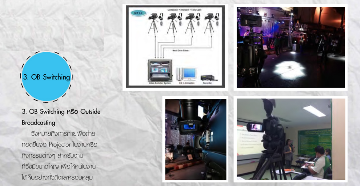 การถ่ายทอดสด OB Switching หรือ Outside Broadcasting