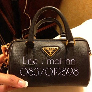 Prada Mini Speedy Navy Blue  