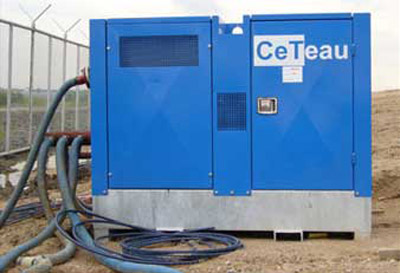 Vacuum Pump for Vacuum Consolidation System, Vertical Wick Drain