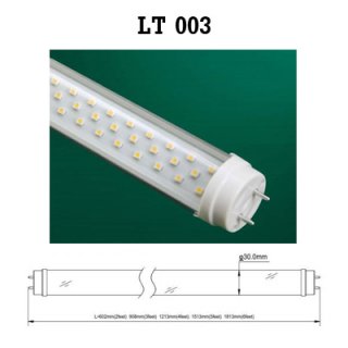 18W LED Tube T8/T10 (Transparent) 