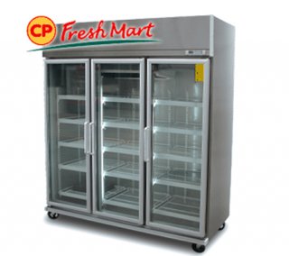 Beverage Chiller Mini Mart 3-door Stainless