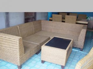 Sofa Rattan Set