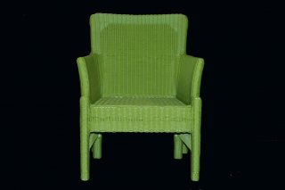 เก้าอี้หวายเทียมสีเขียว ANSO37
