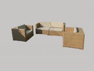 SOFA Artificial Rattan Set ANSO07