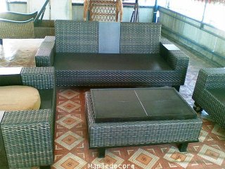 PE Rattan Sofa