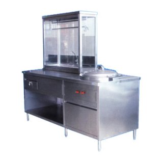 Noodle Counter with Display Case