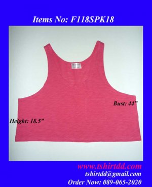 เสื้อกล้ามตัวหลวม F118SKP18