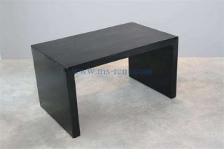 โต๊ะกลางตัวยูคว่ำสีดำ