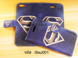 Iphone5 leathar case superman
