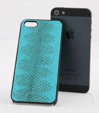 Sea Serpent Leather Sky Blue Case