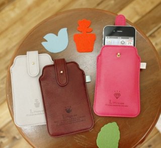 Phone Envelope Genuine Leather