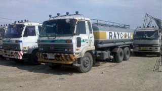 Spray Sand on Truck