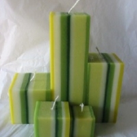 Barcode Green Fancy Scent Candles