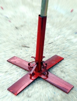 Cross umbrella stand