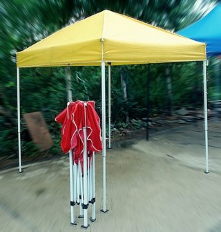 Folding tent for decorate garden