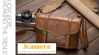 Vintage Leather Shoulder Camera Bags