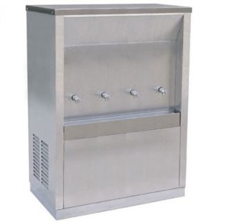 ตู้ทำน้ำเย็นแบบต่อท่อประปา 4 ก๊อก (MC-4P)