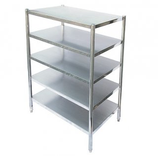 Stainless steel shelves 5 floors