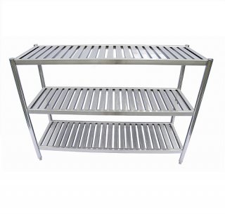 Stainless steel shelves 3 floors