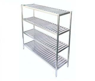 Stainless steel shelves 4 floors