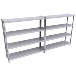 Stainless steel shelves 4 floors