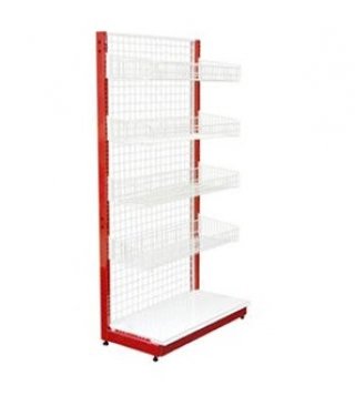 ชั้นวางสินค้า 1 หน้า Rhino Shelves รุ่น Rn 90-1 แบบตระกร้า 180