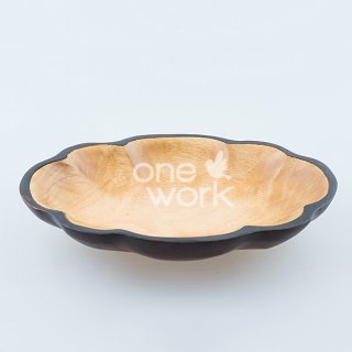 Flower Shape Wooden Tray