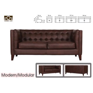 โซฟาหนังแท้ MODERN MODULAR