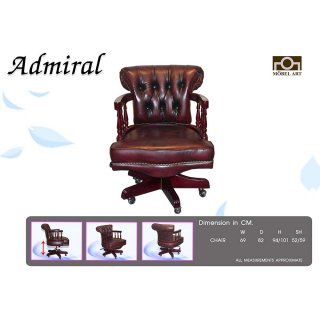 เก้าอี้หนังแท้ ADMIRAL