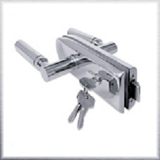 Glass Shower Door Lock with Key Lock