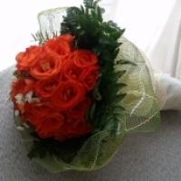 24 Orange Roses