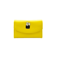 กระเป๋าสตางค์แบบสั้นสีเหลือง