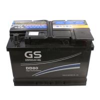 แบตเตอรี่รถยนต์ GS รุ่น D80L