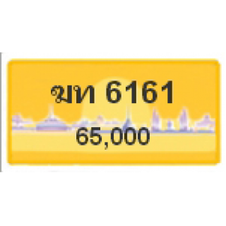 ทะเบียนรถสวยเลขสลับ เลข 6161