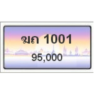 ทะเบียนรถสวยเลขหาบ เลข 1001