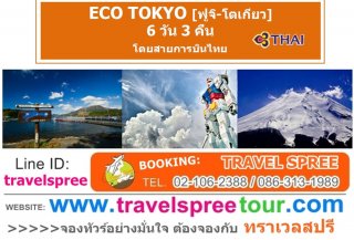 ทัวร์ญี่ปุ่น ECO TOKYO [ฟูจิ-โตเกียว] 6 วัน 3 คืน