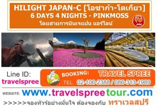 ทัวร์ญี่ปุ่น HILIGHT JAPAN-C (โอซาก้า-โตเกียว) 6 วัน 4 คืน