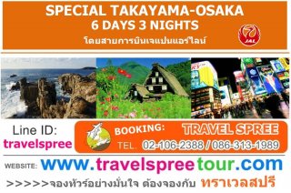 ทัวร์ทาคายาม่า SPECIAL TAKAYAMA-OSAKA 6 วัน 3 คืน