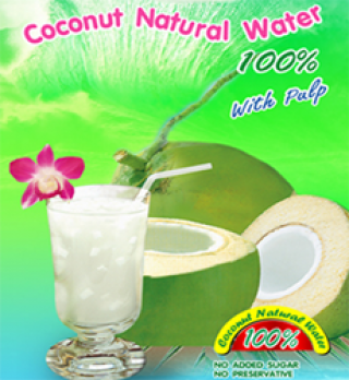 Coconut Natural Water 100% with Pulp 520ml