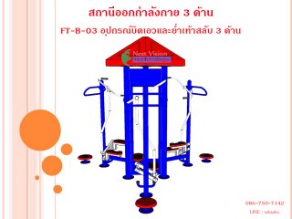 เครื่องออกกำลังกายกลางแจ้งรุ่น FT-ฺB-03