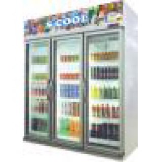 Beverage Chiller Mini Mart 3-door model TJ3LS