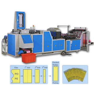 เครื่องตัดและซีลถุงพลาสติกความเร็วสูง CW-32FP-SV