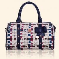 กระเป๋าแฟชั่นสะพายข้างสีน้ำเงินขาว แบรนด์ BerryBag