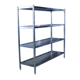 4-Tiers Slatted Shelf