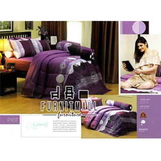 ชุดผ้าปูที่นอน SATIN รุ่น P107
