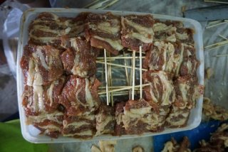 หมูปิ้งนมสดไซด์กลาง