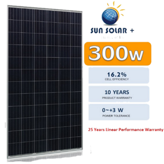 แผงโซล่าเซลล์  SunSolar 300w