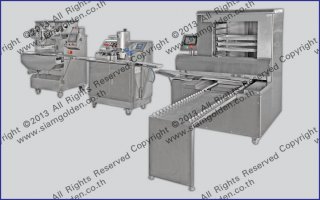 THE PRODUCTION LINE OF MOONCAKE MODEL ZR-168