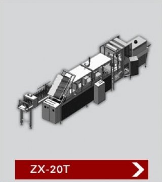 เครื่องบรรจุสินค้าลงกล่อง รุ่น ZX 20T