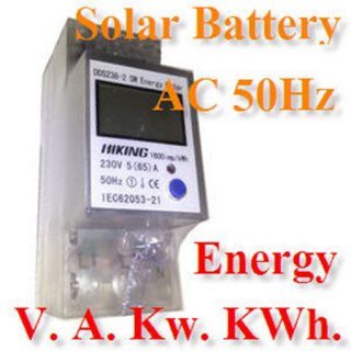มิเตอร์วัดพลังงานไฟฟ้า สำหรับระบบ Solar Battery